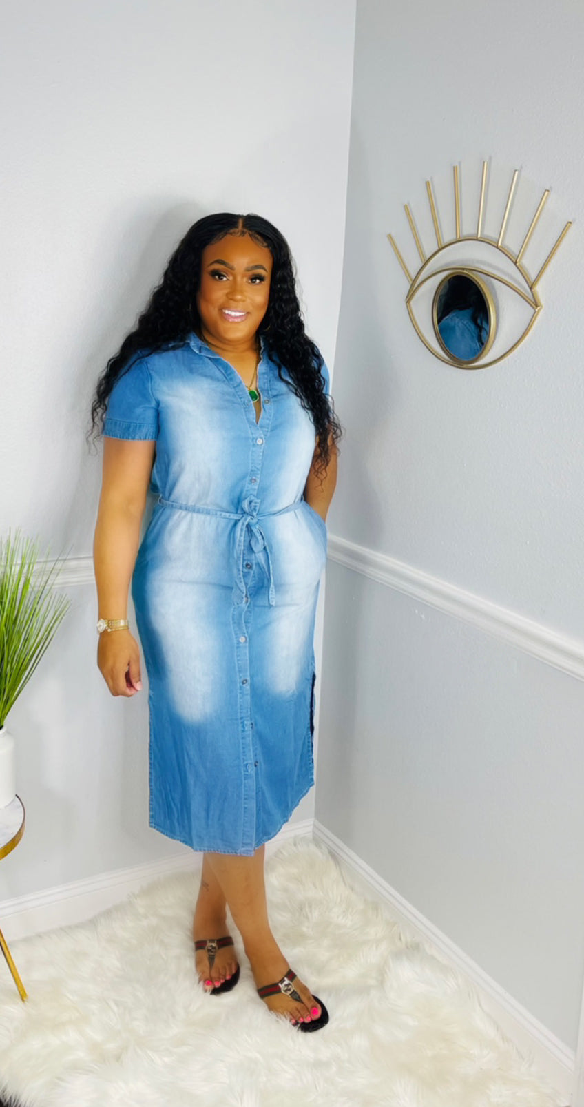 $5 Deals – Moving On Sale
(Denim Dress)