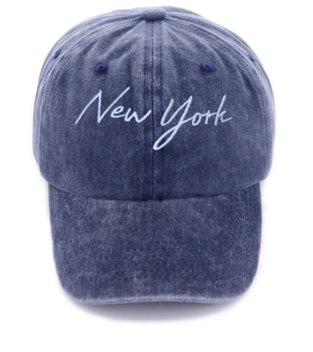 Washed Everyday City Cap (Navy)