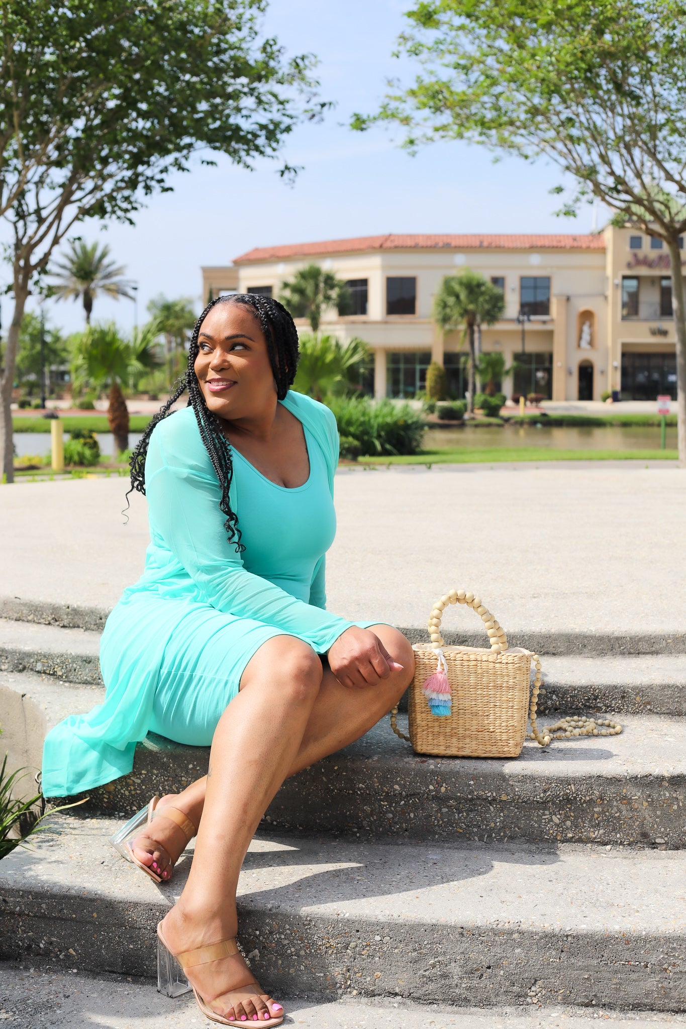 "BOGO Deal: Buy 1 Get 1 Free!"    Dress Set (Mint)